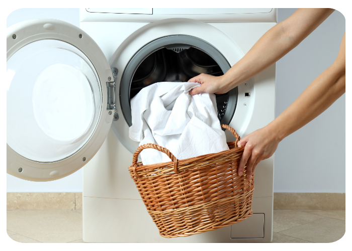 Removing laundry from dryer