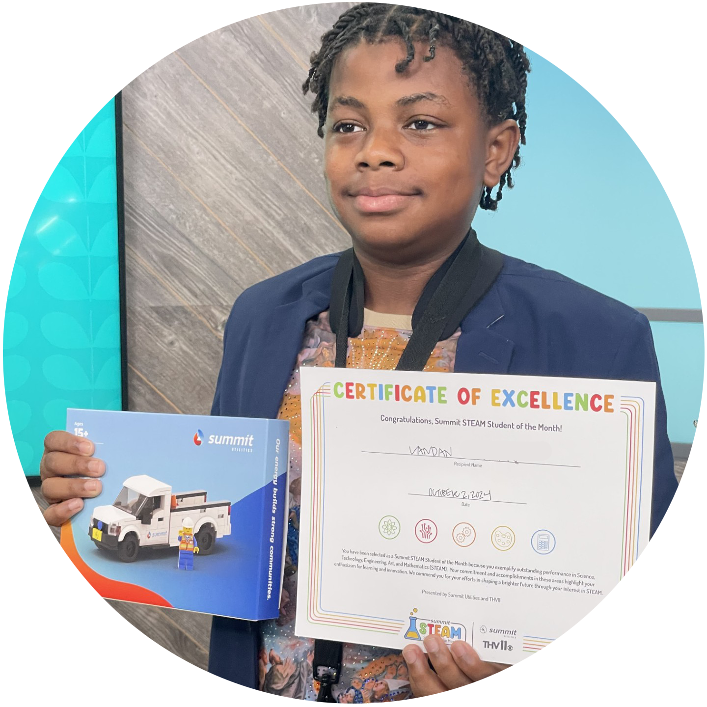 Landan, STEAM Student of the Month October